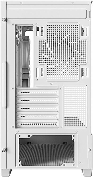 Корпус DeepCool CG380 3F WH ITX без БП белый (R-CG380-WHAGM3-G)