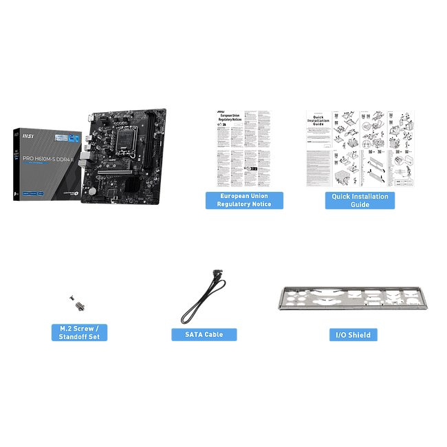 Материнская плата MSI Pro H610M-S DDR4 II
