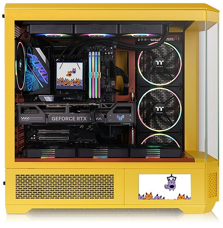 Корпус Thermaltake View 600 TG Butter Caramel ATX без БП (CA-11H-00FMWN-00)