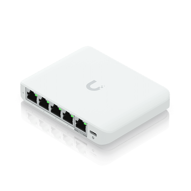 Коммутатор Ubiquiti UniFi Switch Flex Mini 2.5G Compact (USW-Flex-2.5G-5)