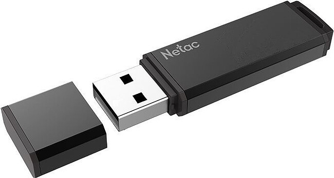 USB Flash-накопитель Netac U351 16Gb серый (NT03U351N-016G-20BK)