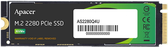 SSD диск Apacer 512Gb M.2 AS2280Q4U (AP512GAS2280Q4U-1)