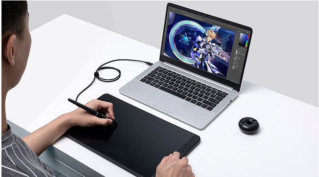 Графический планшет Huion Kamvas 13 космический черный