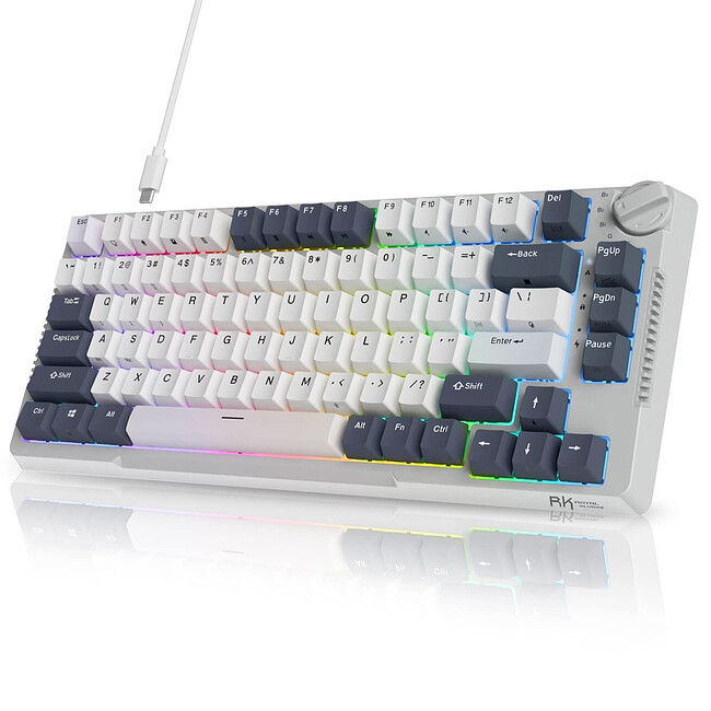Клавиатура Royal Kludge RK-H81 Blue switch/White Night