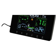 Метеостанция Sunwind SW-WSH160-COLOR черный