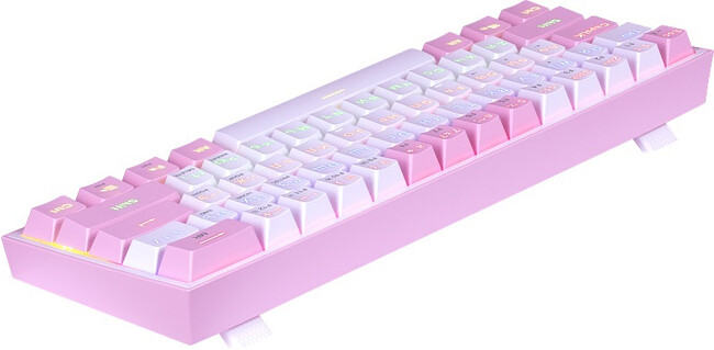 Клавиатура Redragon Fizz розовый/белый (70672)