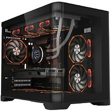 Корпус 1stPlayer UV6 без БП Black (UV6-BK-2FC7R-1FC7)