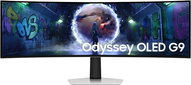 Монитор Samsung Odyssey OLED G9 S49DG932SIXCI серебристый (LS49DG932SIXCI) Монитор Samsung Odyssey OLED G9 S49DG932SIXCI серебристый (LS49DG932SIXCI)