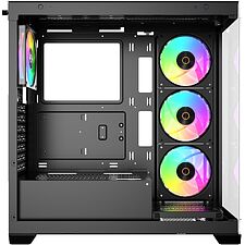 Корпус Ocypus Gamma C72 BK ARGB ATX без БП (Gamma-C72-BKD400XX-GL)