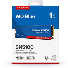 Внешний накопитель WD Blue SN5100 1TB (WDS100T5B0E WDC)