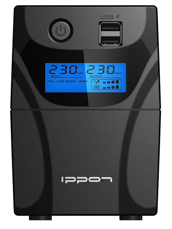 Источник бесперебойного питания Ippon Power Pro II 600 360Вт 600ВА черный (1030300)