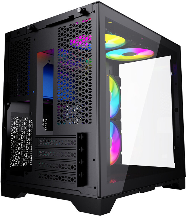Корпус Powercase Vision Micro черный (CVBM-L4)