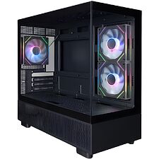 Корпус 1stPlayer Mi5 без БП Black (Mi5-BK-2FC7R-1FC7)