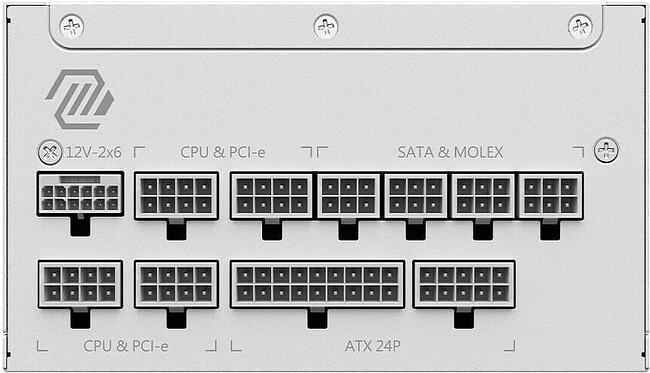 Блок питания MSI MAG A1000GL 1000W PCIE5 White (306-7ZP9B51-CE0)