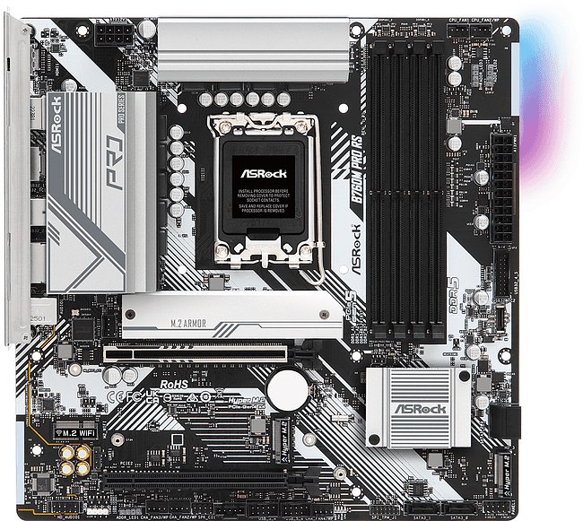 Материнская плата ASRock B760M Pro RS RTL DDR5 Материнская плата ASRock B760M Pro RS RTL DDR5
