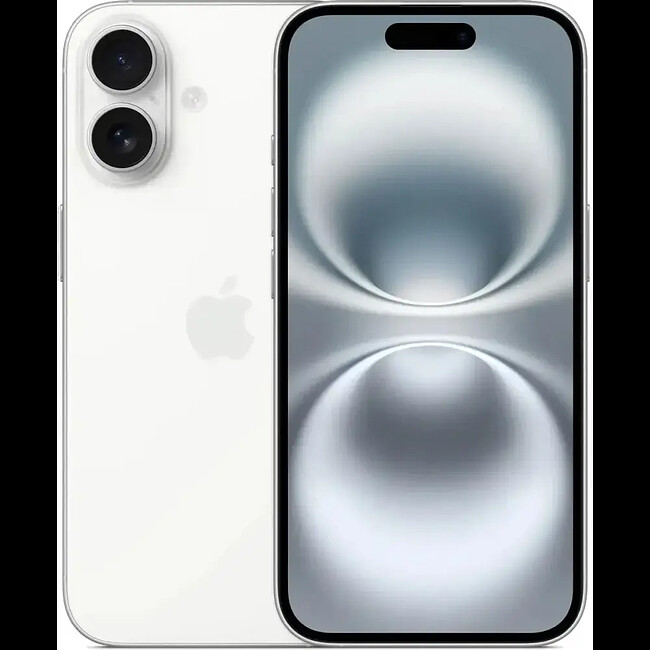 Смартфон Apple iPhone 16 128Gb A3287 белый (MYE93HN/A)