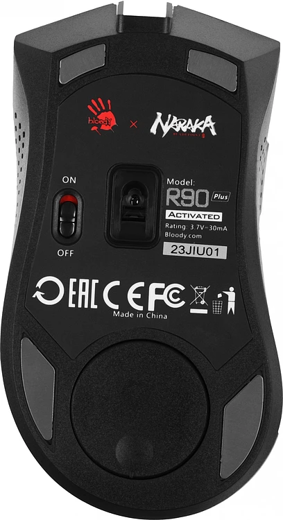 Мышь A4Tech Bloody R90 Plus Naraka белый/рисунок