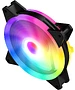 Вентилятор для корпуса GMNG GG-CF120ARGB2-PWMBK ARGB черный