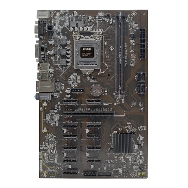Материнская плата AFOX AFB250-BTC12EX DDR4 RTL