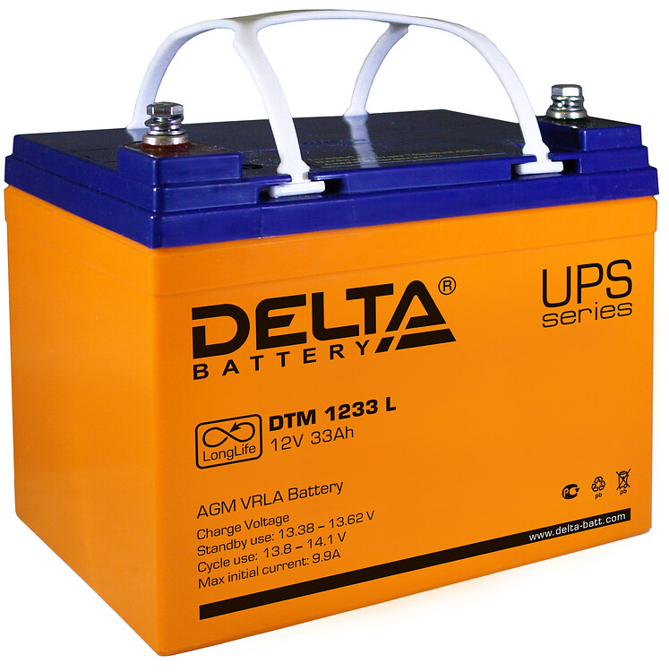 Аккумулятор для ИБП Delta DTM 1233L