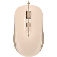 Мышь A4Tech Fstyler FM26S бежевый/коричневый/Cafe Latte