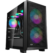 Корпус PCCooler C3D310 BK ARGB без БП (C3D310-BKP2-GL)