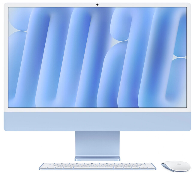 Моноблок Apple iMac A3137 синий (MWV13ZP/A)