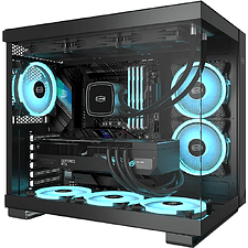 Корпус PCCooler C3 T500 ARGB BK черный без БП (C3-T500BKD6-GL)