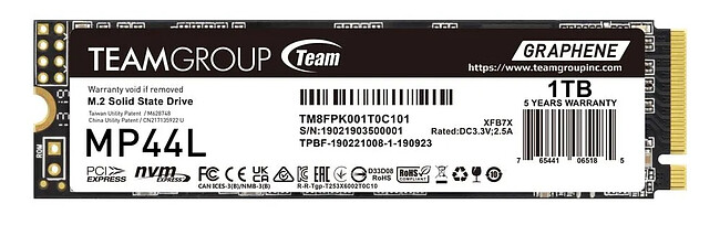 SSD диск Team Group MP44L 1TB (TM8FPK001T0C101)