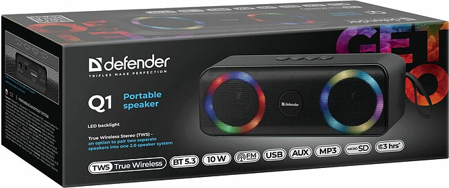 Портативная колонка Defender Q1 (65301)