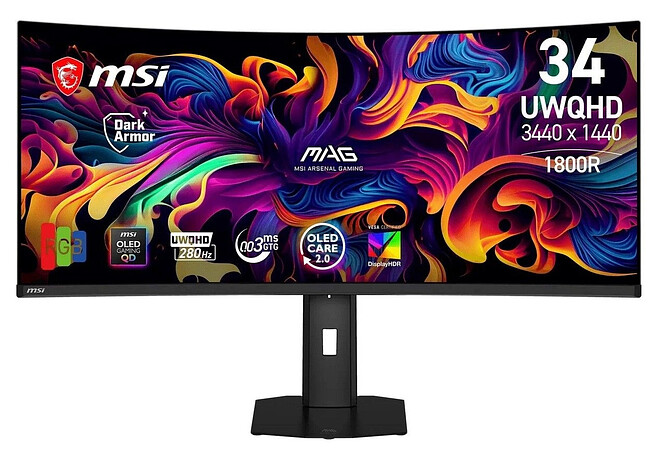 Монитор MSI MPG 341CQP черный (9S6-3DE39T-012)
