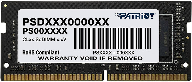 Оперативная память Patriot Signature Line 16GB DDR4 SO-DIMM PC4-21300 (PSD416G266681S)