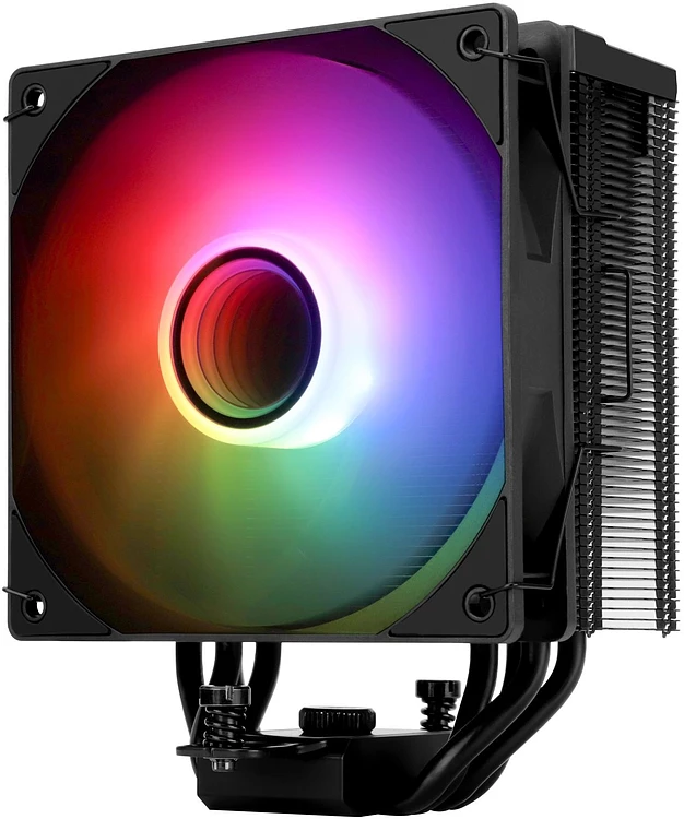 Кулер для процессора Thermalright Assassin Spirit 120 Vision ARGB черный (AS120-VISION-BL-ARGB)