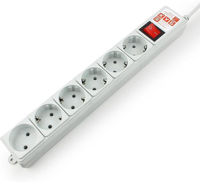 Сетевой фильтр Power Cube SPG(5+1)-B-15 5 м серый Сетевой фильтр Power Cube SPG(5+1)-B-15 5 м серый