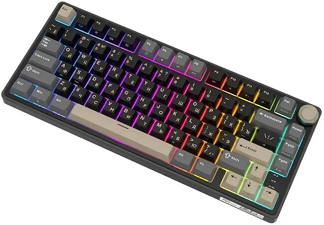 Клавиатура Royal Kludge R75 K Silver switch/Phantom