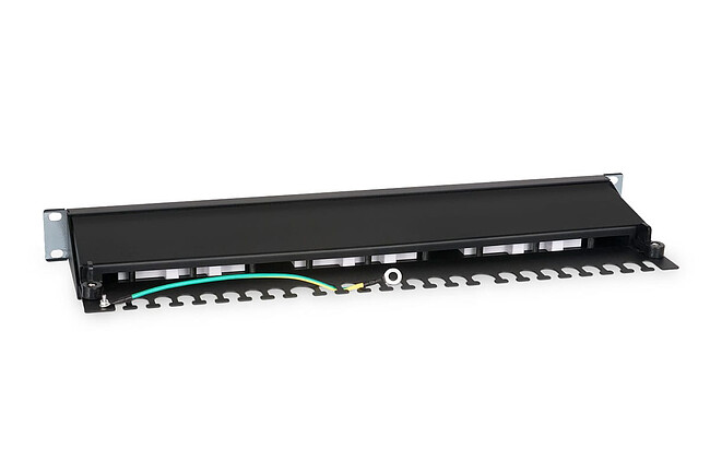 Патч-панель Cabeus PL-24-Cat.6a-SH-Dual