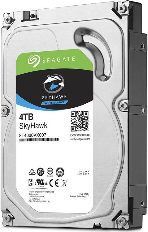 Жесткий диск Seagate Skyhawk 4TB Pull (ST4000VX007)