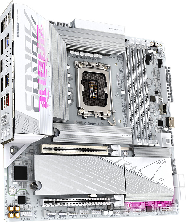 Материнская плата Gigabyte B860M Aorus Elite WIFI6E Ice rev. 1.0