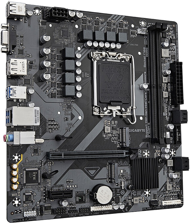 Материнская плата Gigabyte B760M E rev. 1.0