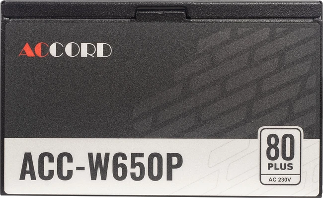 Блок питания Accord ATX 650W 80 Plus White (ACC-W650P)
