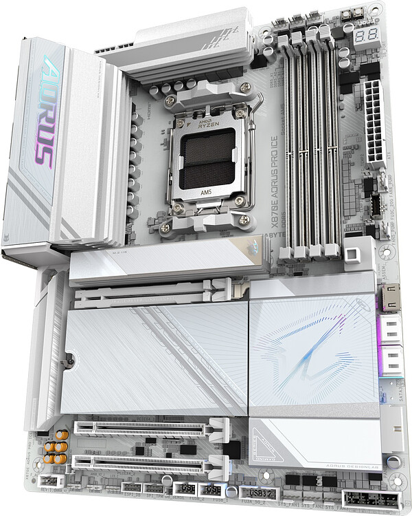 Материнская плата GigaByte X870E Aorus Pro X Ice rev. 1.0