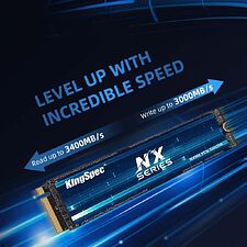 SSD диск Kingspec 256Gb M.2 2280 0.9 DWPD (NX-256)