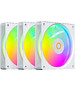 Комплект вентиляторов для корпуса Ocypus Gamma F12 Elite WH ARGB Reverse Blade 3 IN 1 White (Gamma-F12-WH3AM01E-GL)