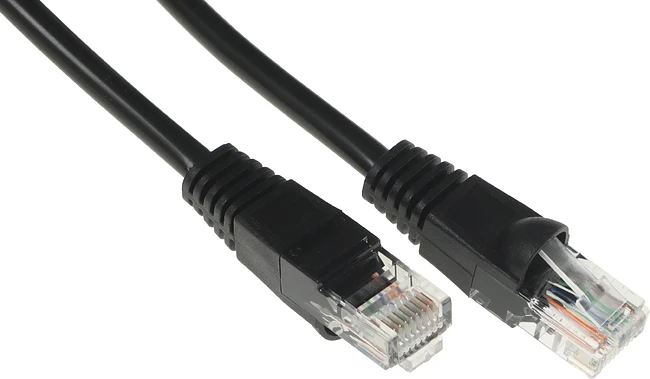 Патч-корд Buro UTP cat5E 3м черный RJ-45 (m)-RJ-45 (m)