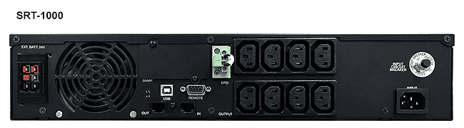 Источник бесперебойного питания Powercom Smart King RT LCD (SRT-1000A)