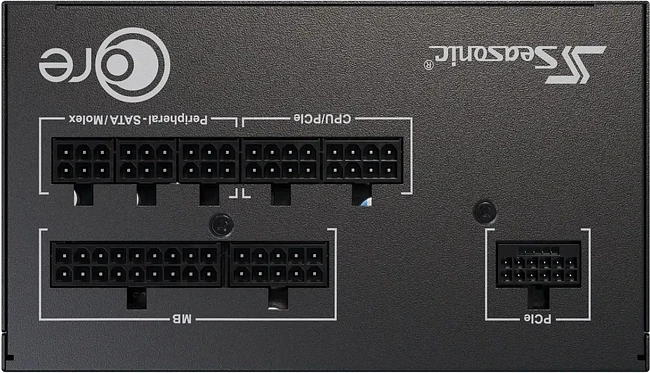 Блок питания Seasonic Core GX-750 ATX 3.1 750W черный (SRP-CGX751-A5A32SF)