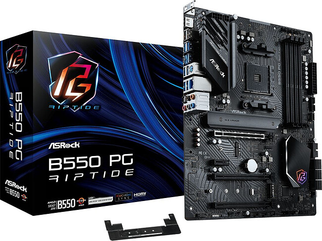Материнская плата ASRock B550 PG Riptide DDR4