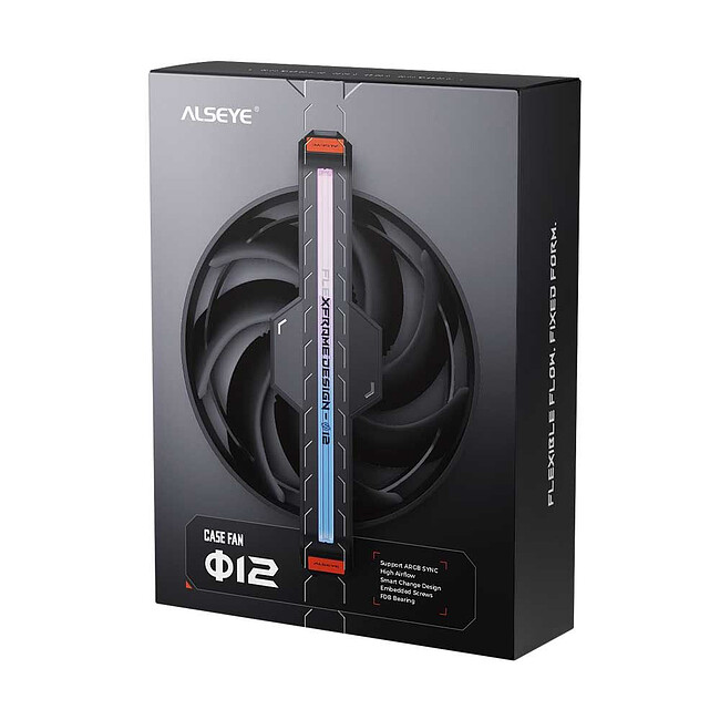 Вентилятор для корпуса Alseye Φ12 DM12-B (AS.04.10.0001)