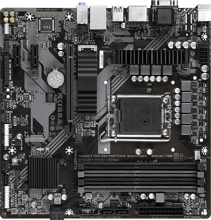 Материнская плата GigaByte B760M DS3H DDR4 rev. 1.0