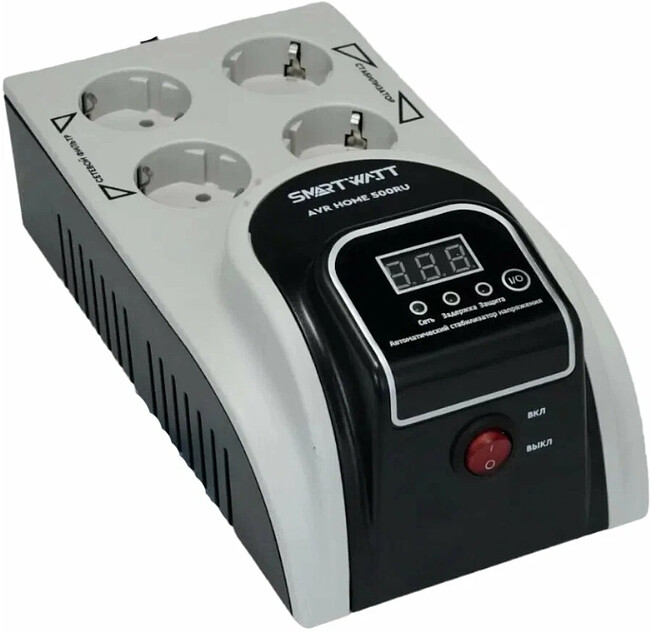 Стабилизатор напряжения Smartwatt AVR Home 500RU белый (4512020110002)